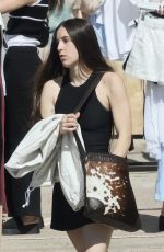 SCOUT WILLIS at an Outdoor Pop-up Shop in Silver Lake 02/26/2022