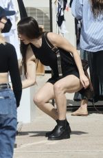 SCOUT WILLIS at an Outdoor Pop-up Shop in Silver Lake 02/26/2022