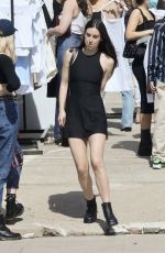 SCOUT WILLIS at an Outdoor Pop-up Shop in Silver Lake 02/26/2022