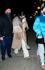 SELENA GOMEZ Arrives at Comedy Cellar in New York 02/20/2022
