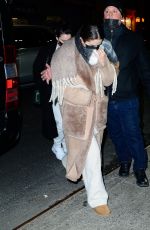 SELENA GOMEZ Arrives at Comedy Cellar in New York 02/20/2022