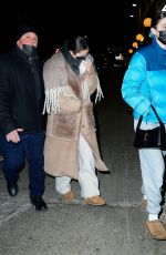 SELENA GOMEZ Arrives at Comedy Cellar in New York 02/20/2022