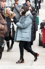 SELENA GOMEZ Arrives on the Set of Only Murders in the Building in New York 02/24/2022
