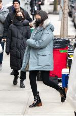 SELENA GOMEZ Arrives on the Set of Only Murders in the Building in New York 02/24/2022