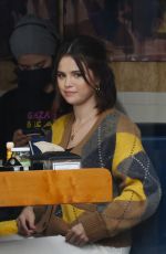 SELENA GOMEZ on the Set of Only Murderers in The Building in New York 02/17/2022