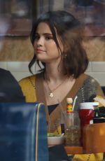 SELENA GOMEZ on the Set of Only Murderers in The Building in New York 02/17/2022