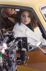 SELENA GOMEZ on the Set of Only Murders in the Building in New York 02/14/2022