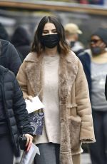 SELENA GOMEZ on the Set of Only Murders in the Building in New York 02/23/2022