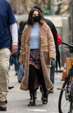 SELENA GOMEZ on the Set of Only Murders in the Building in New York 02/23/2022