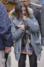SELENA GOMEZ on the Set of Only Murders in the Building in New York 02/24/2022