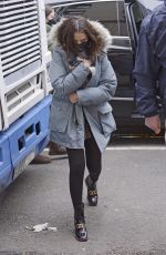 SELENA GOMEZ on the Set of Only Murders in the Building in New York 02/24/2022