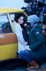 SELENA GOMEZ on the Set of Only Murders in the Building, Season 2 in New York 02/14/2022
