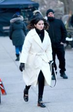SELENA GOMEZ on the Set of Only Murders in the Building, Season 2 in New York 02/14/2022