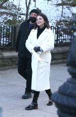 SELENA GOMEZ on the Set of Only Murders in the Building, Season 2 in New York 02/14/2022