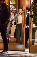 SELENA GOMEZ Out for Dines in Los Angeles 02/27/2022