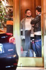 SELENA GOMEZ Out for Dines in Los Angeles 02/27/2022
