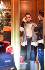 SELENA GOMEZ Out for Dines in Los Angeles 02/27/2022
