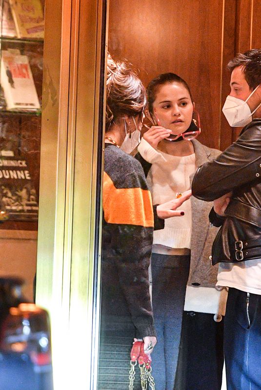 SELENA GOMEZ Out for Dines in Los Angeles 02/27/2022