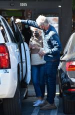 SELMA BLAIR and Ron Carlson Out in West Hollywood 02/04/2022