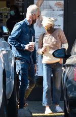 SELMA BLAIR and Ron Carlson Out in West Hollywood 02/04/2022