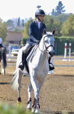 SELMA BLAIR at an Equestrian Show in Los Angeles 02/20/2022