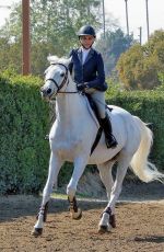 SELMA BLAIR at an Equestrian Show in Los Angeles 02/20/2022
