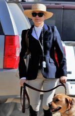 SELMA BLAIR at an Equestrian Show in Los Angeles 02/20/2022