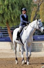 SELMA BLAIR at an Equestrian Show in Los Angeles 02/20/2022