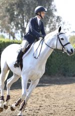 SELMA BLAIR at an Equestrian Show in Los Angeles 02/20/2022
