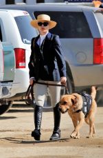 SELMA BLAIR at an Equestrian Show in Los Angeles 02/20/2022