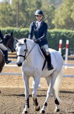 SELMA BLAIR at an Equestrian Show in Los Angeles 02/20/2022