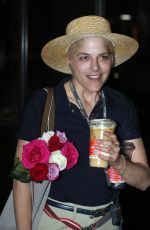 SELMA BLAIR Out for Coffee in Los Angeles 02/12/2022