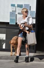SELMA BLAIR Out with Her Service Dog at Sweet Flower Cannabis Store in Studio City 02/17/2022