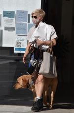 SELMA BLAIR Out with Her Service Dog at Sweet Flower Cannabis Store in Studio City 02/17/2022