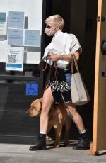 SELMA BLAIR Out with Her Service Dog at Sweet Flower Cannabis Store in Studio City 02/17/2022