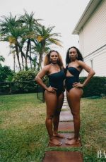 SERENA and VENUS WILLIAMS for Harper
