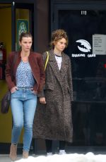 SHAILENE WOODLEY and BETTY GILPIN on the Set of Three Women in Hudson Valley 02/02/2022
