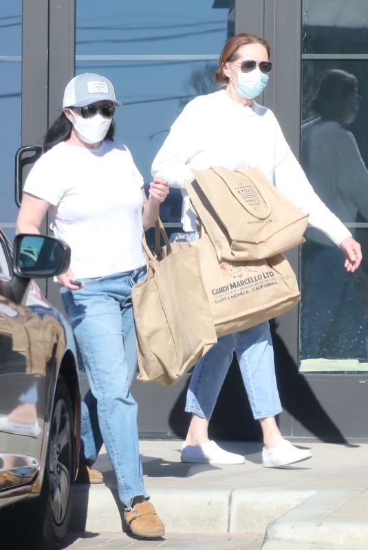 SHANNEN DOHERTY Out Shopping with Her Mother in Malibu 02/07/2022