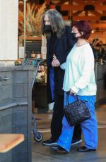 SHARON and Ozzy OSBOURNE Shopping at Erewhon in West Hollywood 02/24/2022