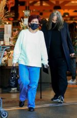 SHARON and Ozzy OSBOURNE Shopping at Erewhon in West Hollywood 02/24/2022