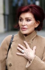 SHARON OSBOURNE Leaves BBC Studios in London 02/22/2022