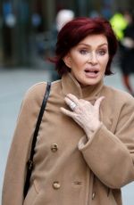 SHARON OSBOURNE Leaves BBC Studios in London 02/22/2022
