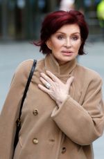 SHARON OSBOURNE Leaves BBC Studios in London 02/22/2022
