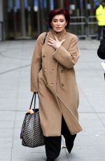 SHARON OSBOURNE Leaves BBC Studios in London 02/22/2022