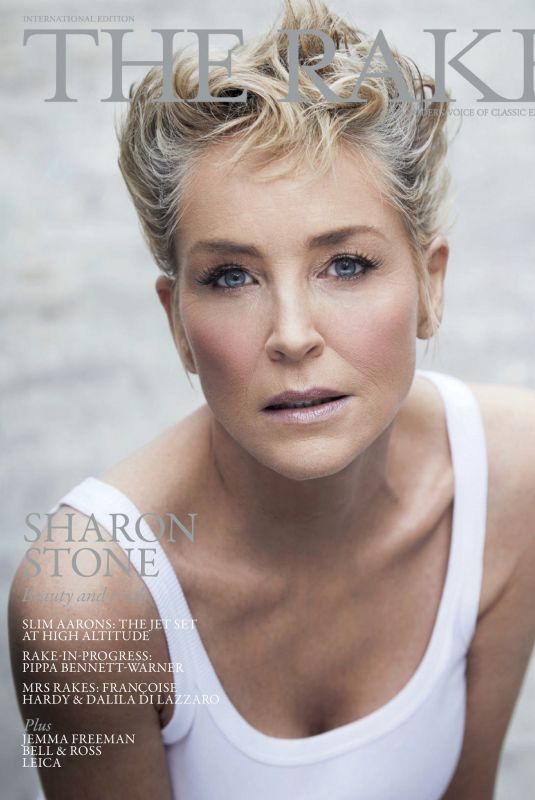 SHARON STONE in The Rake Magazine, February 2022