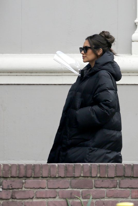 SHAY MITCHELL on the Set of Something from Tiffany