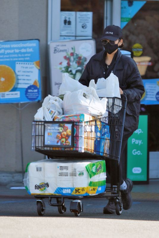 SHAY MITCHELL Out Shopping in Los Angeles 02/08/2022