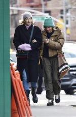 SIENNA and SAVANNAH MILLER Out for Lunch in New York 02/06/2022