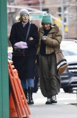 SIENNA and SAVANNAH MILLER Out for Lunch in New York 02/06/2022