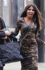 SINITTA Arrives at InterTalent BAFTA Event in London 02/16/2022